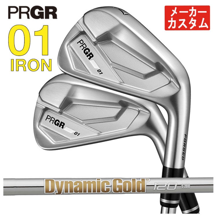 プロギアPRGR01アイアンスペックスチールVer.2M-43(S)シャフト#6～Pw(5本セット)