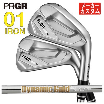 プロギアPRGR01アイアンスペックスチールVer.2M-43(S)シャフト#6～Pw(5本セット)