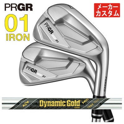 プロギアPRGR01アイアンスペックスチールVer.2M-43(S)シャフト#6～Pw(5本セット)