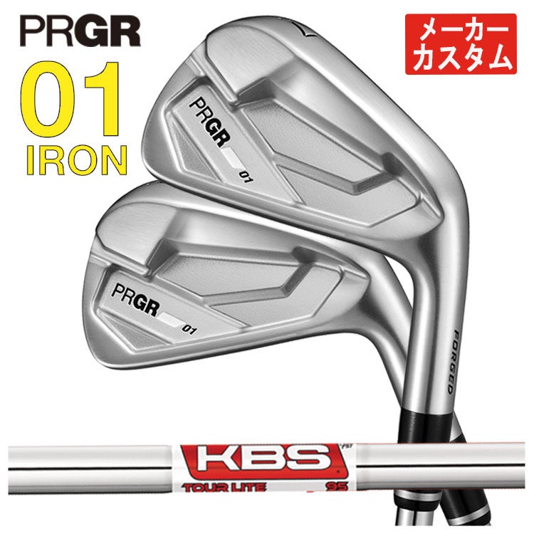 プロギアPRGR01アイアンスペックスチールVer.2M-43(S)シャフト#6～Pw(5本セット)