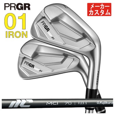 プロギアPRGR01アイアンスペックスチールVer.2M-43(S)シャフト#6～Pw(5本セット)