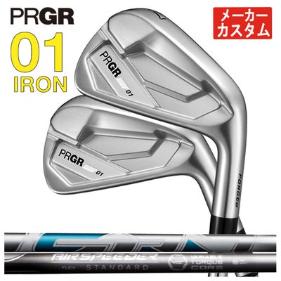 プロギアPRGR01アイアンスペックスチールVer.2M-43(S)シャフト#6～Pw(5本セット)