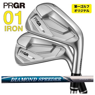 プロギアPRGR01アイアンスペックスチールVer.2M-43(S)シャフト#6～Pw(5本セット)