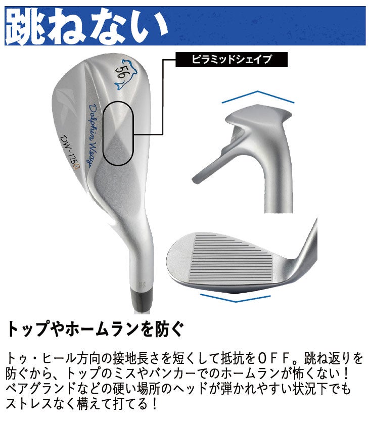 【特注カスタムクラブ】キャスコ(Kasco)ドルフィンウェッジDW-123クロムN.S.PROモーダス3Tour105シャフト
