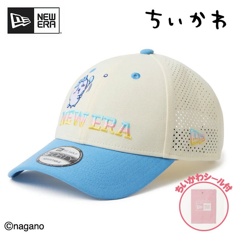 ニューエラ ゴルフ 9FORTY ちいかわ キャップハチワレ クローム