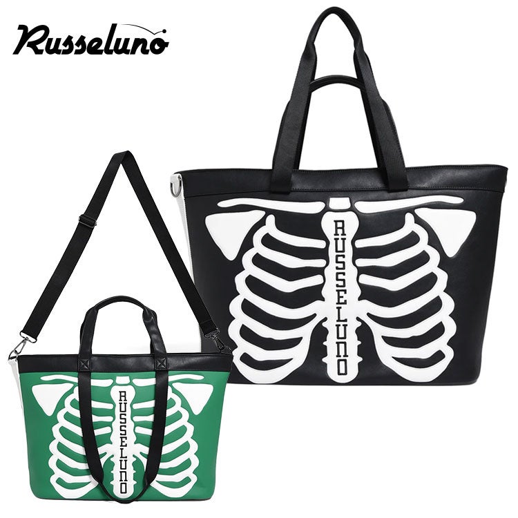 ラッセルノゴルフ ビックトートバッグSKELETON BIG TOTE スケルトン