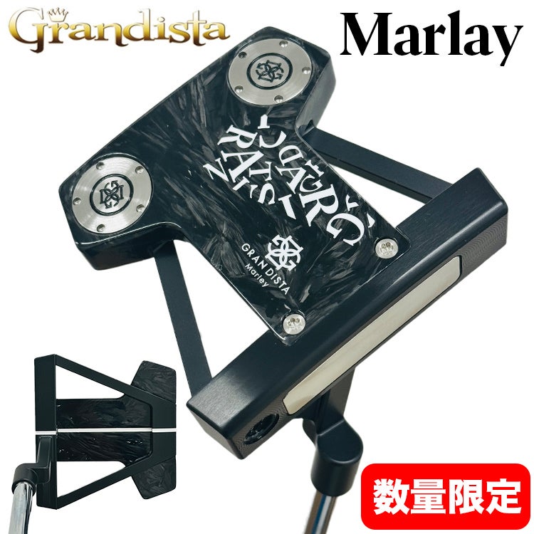 不定期タイムセール価格◆100個限定◆GSSパター◆グランディスタMarley 数量限定】Grandista グランディスタ Marley マーリー パターBLACK IP