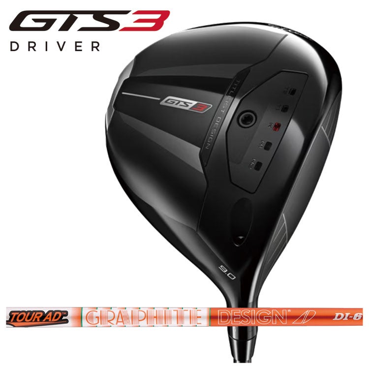 タイトリスト GTS3 ドライバーグラファイトデザイン TOUR AD DI 6(S