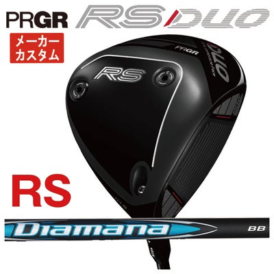 (予約受付中)プロギアRSドライバーDiamanaforPRGRBLACKシャフトPRGRRSJUSTDRIVER