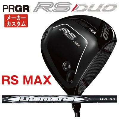 (予約受付中)プロギアRSドライバーDiamanaforPRGRBLACKシャフトPRGRRSJUSTDRIVER