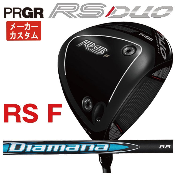 (予約受付中)プロギアRSドライバーDiamanaforPRGRBLACKシャフトPRGRRSJUSTDRIVER