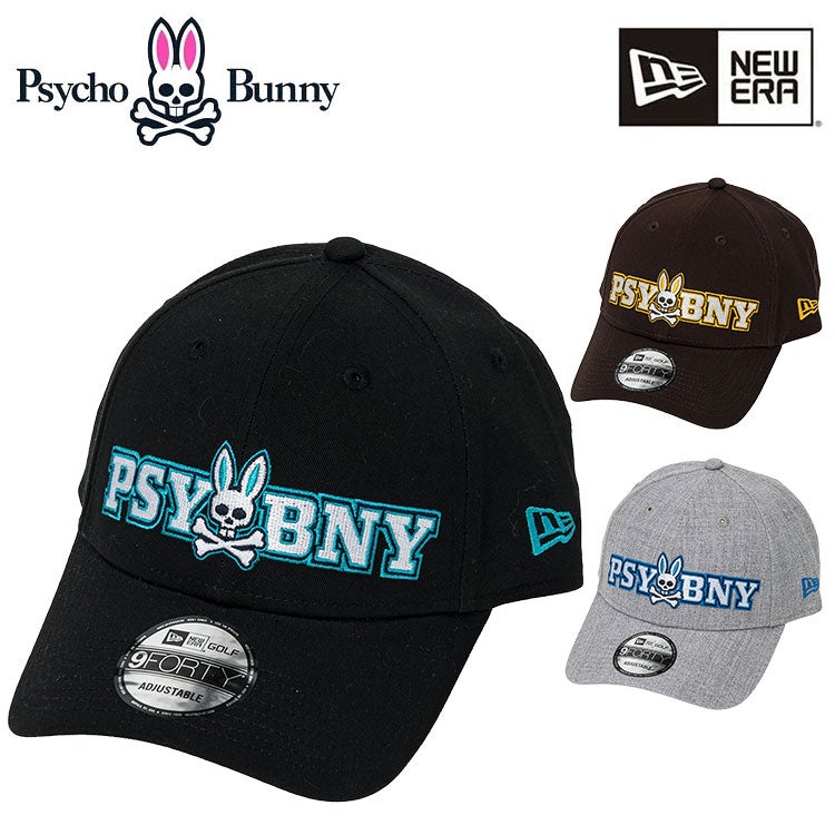 サイコバニー 9FORTY キャップ ニューエラ コラボPSYCHO BUNNY NEW