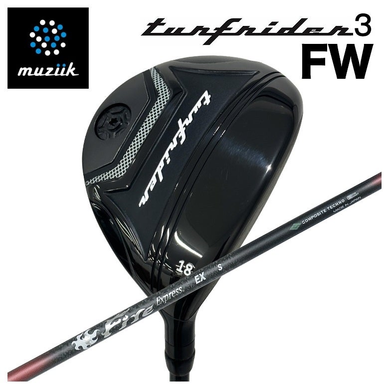 特注カスタムクラブ】muziik ムジーク TurfRider3 FW ターフライダー3
