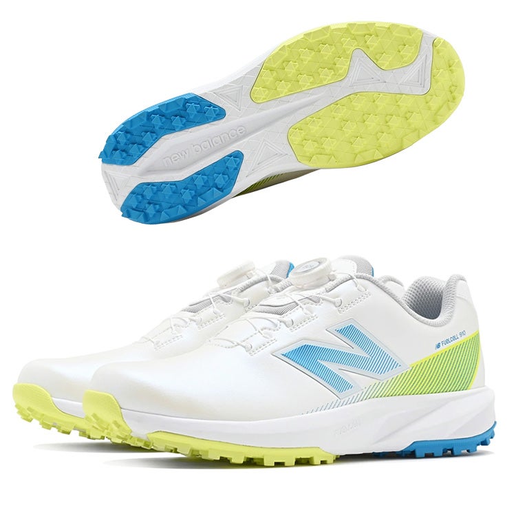超美品❗️ニューバランス ゴルフシューズ/スパイク 23.5センチ BOA ニューバランス new balanceゴルフシューズ スパイクレス ボアFuelCell