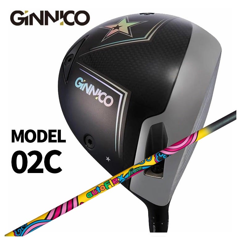 新品 イオンスポーツ ジニコ モデル02C 1スター ドライバー ヘッド 特注カスタムクラブ】GINNICO ジニコ MODEL02C ドライバー【One Star